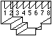 Modular jack pin designations