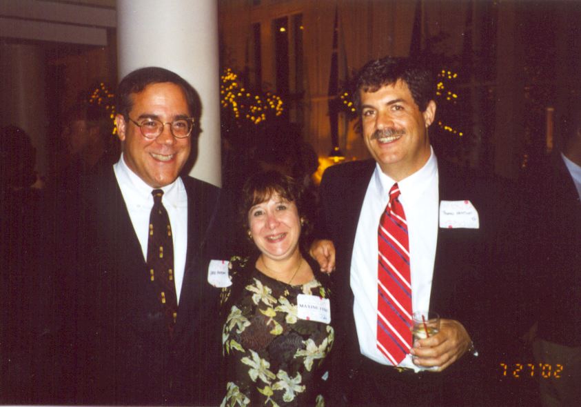 Fred Fastiggi (in glasses), Maxine Fine, Tom Fastiggi